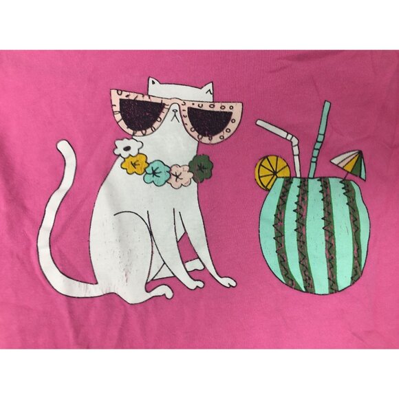 Girl's Size 12T Short Sleeve Pink Tee Shirt - Picture 4 of 5